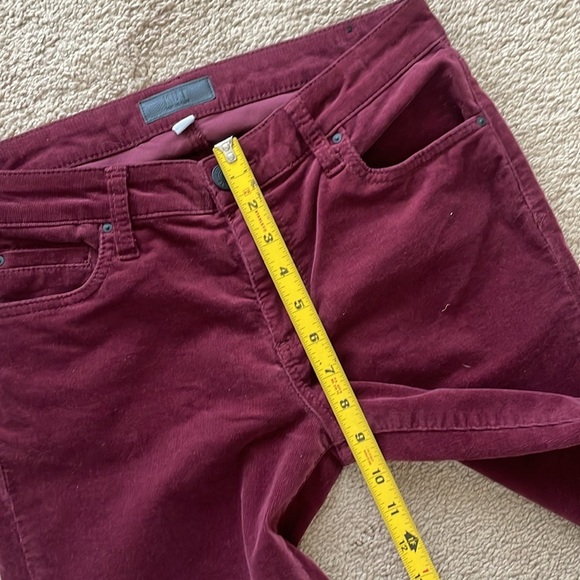 Kut From The Kloth Catherine Boyfriend Jean Mid Rise Women’s 4 Burgundy Wine - Picture 8 of 12